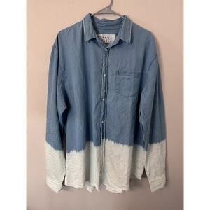 Frank & Eileen Luke size XXL button up Womens Distressed Long Sleeve 100% Cotton